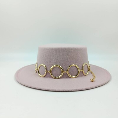 2023, nouă pălărie fedora pentru femei, cu lanț inel, sombrero de metal pentru hombre, pălării de top, sombreros de modă para mujer para el sol шляпа женская