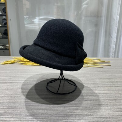 Pălărie ocazională din tweed pentru femei, căciulă de toamnă, fedora, fată, artistă franceză, caldă, moale, lână, căciulă de iarnă, șapcă, epocă, elegantă, doamnă