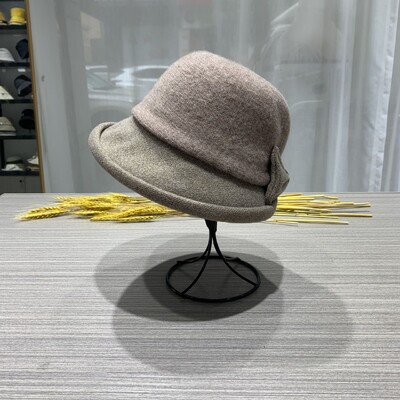 Pălărie ocazională din tweed pentru femei, căciulă de toamnă, fedora, fată, artistă franceză, caldă, moale, lână, căciulă de iarnă, șapcă, epocă, elegantă, doamnă