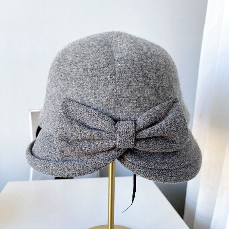 Pălărie ocazională din tweed pentru femei, căciulă de toamnă, fedora, fată, artistă franceză, caldă, moale, lână, căciulă de iarnă, șapcă, epocă, elegantă, doamnă