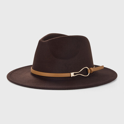 Pălărie Fedora neagră Bărbați Femei Toamnă Iarnă Pălării de top din pâslă de culoare solidă Căciulă de jazz Flattop, unisex, cu boruri largi
