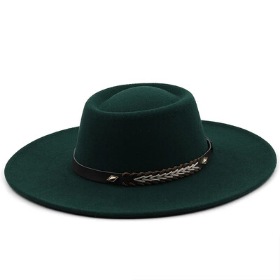 Pălării Fedoras din pâslă în stil britanic pentru femei, cu boruri largi de 9,5 cm, bărbați, șapci de jazz formale de lux, rochie de mireasă, pălărie Chapeau Femme