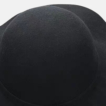 Дамска филцова шапка Fedora с широка периферия от изкуствена вълна Floppy Sun Bowknot Cap Cloche Bowler Шапка за дами gorros mujer invierno