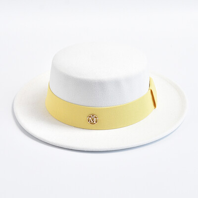 Pălării Fedora în stil britanic pentru femei, la modă, toamnă, iarnă, fundă, cu fundă elastică, pălării din pâslă, rochie de mireasă, șapcă de jazz