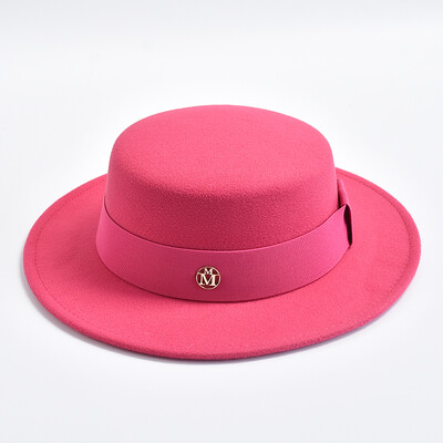 Pălării Fedora în stil britanic pentru femei, la modă, toamnă, iarnă, fundă, cu fundă elastică, pălării din pâslă, rochie de mireasă, șapcă de jazz