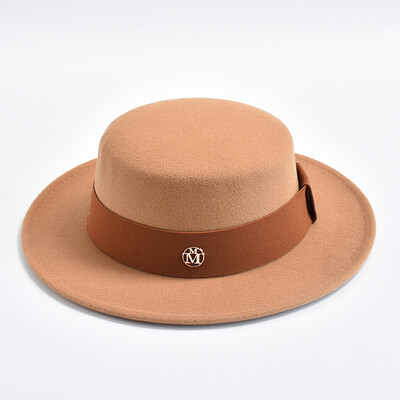 Pălării Fedora în stil britanic pentru femei, la modă, toamnă, iarnă, fundă, cu fundă elastică, pălării din pâslă, rochie de mireasă, șapcă de jazz