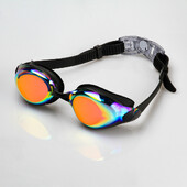 Profesionālas pretmiglas peldēšanas brilles, ūdensnecaurlaidīgas peldēšanas brilles vīriešiem, regulējamas deguna tilta brilles