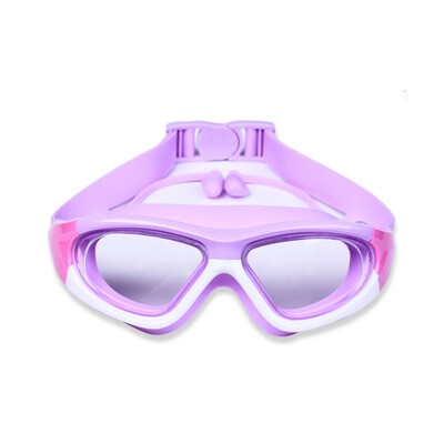 Ochelari de înot pentru copii de înaltă definiție pentru băieți și fete, ochelari de înot anti-aburire, ochelari de protecție cu cadru mare, siliciu confortabil