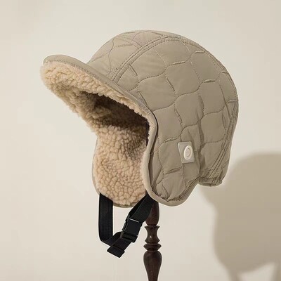 Noua îmbrăcăminte față-verso Pălării de bombardier cu protecție pentru urechi pentru bărbați și femei, călărie în aer liber, călărie caldă și fleece, rezistentă la vânt, șapcă Lei Feng de iarnă