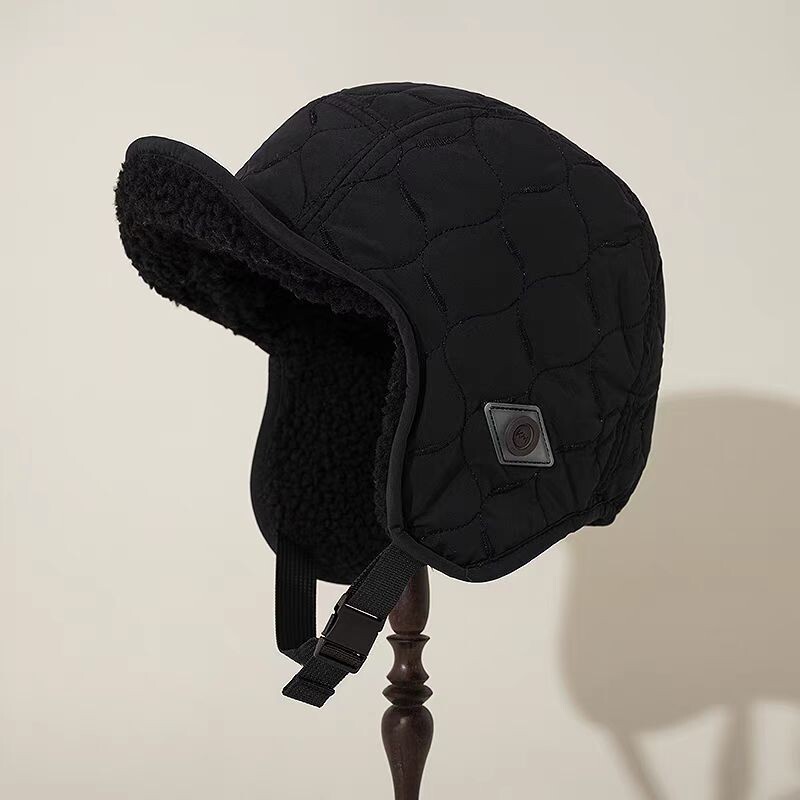 Noua îmbrăcăminte față-verso Pălării de bombardier cu protecție pentru urechi pentru bărbați și femei, călărie în aer liber, călărie caldă și fleece, rezistentă la vânt, șapcă Lei Feng de iarnă