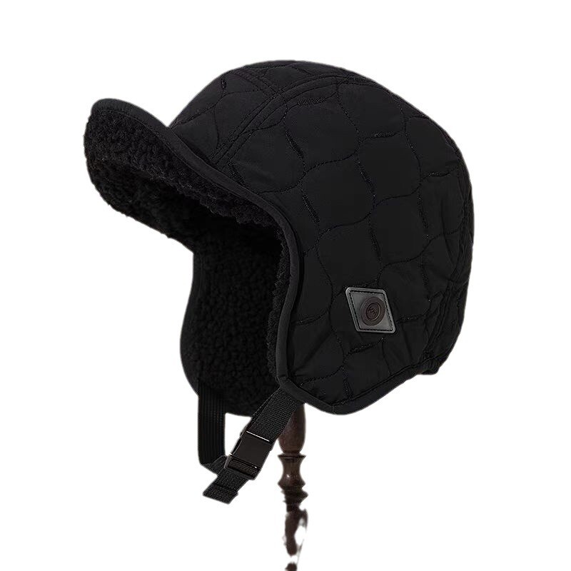 Noua îmbrăcăminte față-verso Pălării de bombardier cu protecție pentru urechi pentru bărbați și femei, călărie în aer liber, călărie caldă și fleece, rezistentă la vânt, șapcă Lei Feng de iarnă