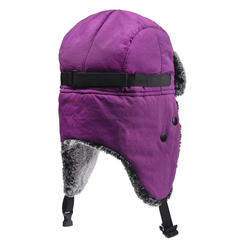 Căciulă de iarnă pentru urechi din blană Ushanka, căciulă rusă de bombardier, impermeabilă, caldă, termică, capcană, femei, bărbați