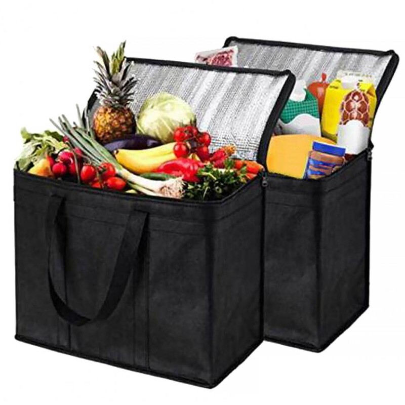 Jednostavna za kupovinu torbe Prostrana vodootporna izolirana torba za piknik dostavu hrane Sklopiva Teška prijenosna prijenosna toplinska