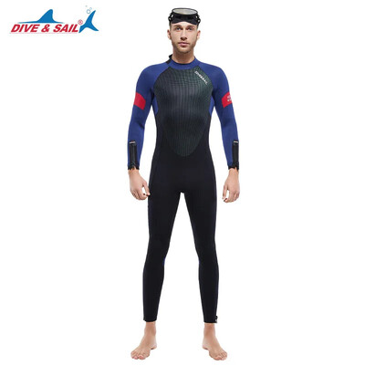 Costum de scufundări pentru bărbați, costum de scufundare cald cu mânecă lungă dintr-o bucată de 5 mm pentru femei, costum de snorkeling, înot și surfing