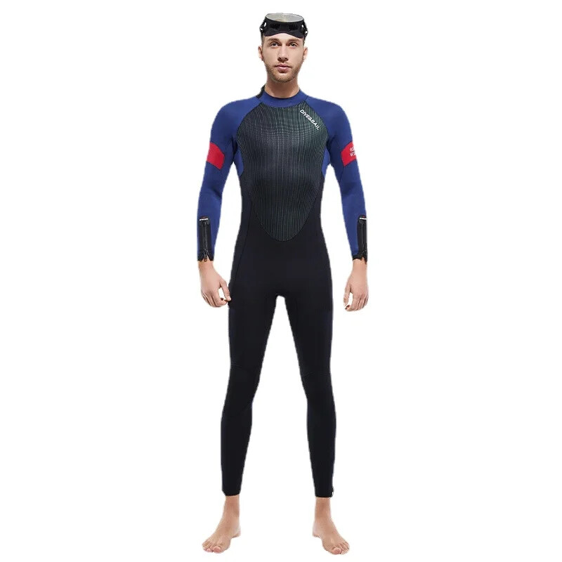 Costum de scufundări pentru bărbați, costum de scufundare cald cu mânecă lungă dintr-o bucată de 5 mm pentru femei, costum de snorkeling, înot și surfing