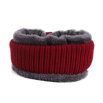 Pălării de iarnă pentru bărbați Skullies Beanie Hat Șapcă de iarnă Bărbați Femei Lână eșarfă Set șepci Balaclava Mască Gorras Bonnet Pălărie tricotată
