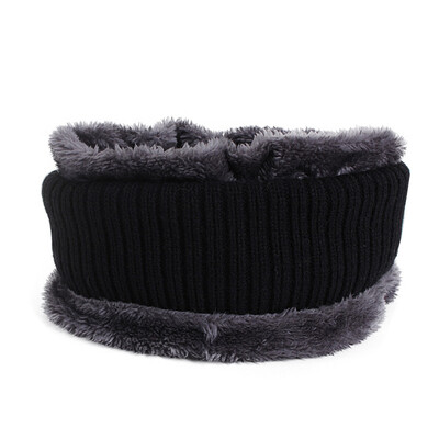 Pălării de iarnă pentru bărbați Skullies Beanie Hat Șapcă de iarnă Bărbați Femei Lână eșarfă Set șepci Balaclava Mască Gorras Bonnet Pălărie tricotată