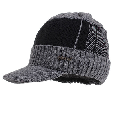 Pălării de iarnă pentru bărbați Skullies Beanie Hat Șapcă de iarnă Bărbați Femei Lână eșarfă Set șepci Balaclava Mască Gorras Bonnet Pălărie tricotată