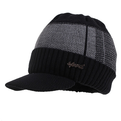 Pălării de iarnă pentru bărbați Skullies Beanie Hat Șapcă de iarnă Bărbați Femei Lână eșarfă Set șepci Balaclava Mască Gorras Bonnet Pălărie tricotată