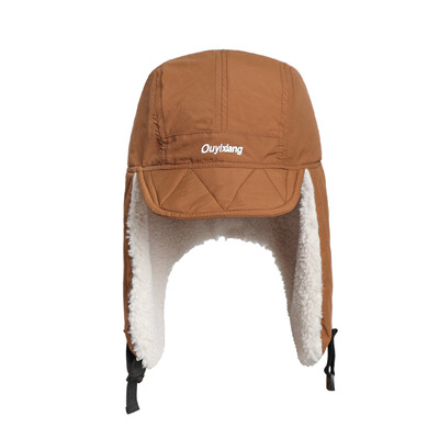 Jēra vilnas imitācija, silta lei fenga cepure vīriešiem sievietēm, āra riteņbraukšana, vēja necaurlaidīga niša, viegla, plāna, samta auss aizsargājoša cepure