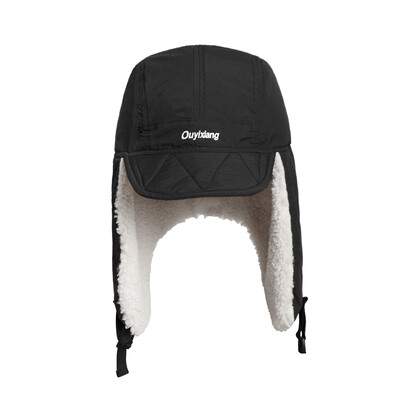 Jēra vilnas imitācija, silta lei fenga cepure vīriešiem sievietēm, āra riteņbraukšana, vēja necaurlaidīga niša, viegla, plāna, samta auss aizsargājoša cepure