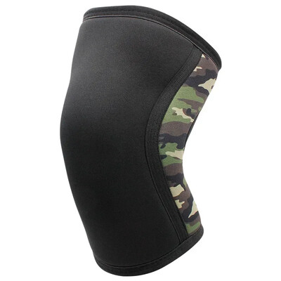 1 bucăți 7mm mâneci din neopren pentru genunchi pentru haltere, compresie, genunchi, sprijin pentru genuflexiuni, antrenament crossfit