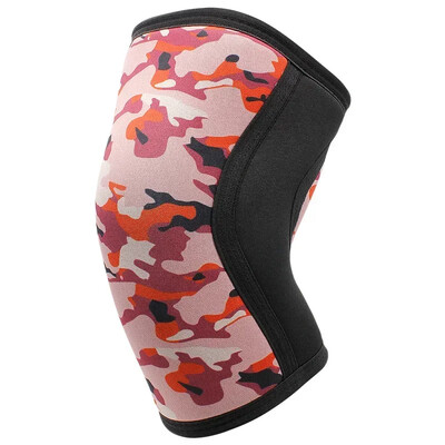 1 bucăți 7mm mâneci din neopren pentru genunchi pentru haltere, compresie, genunchi, sprijin pentru genuflexiuni, antrenament crossfit