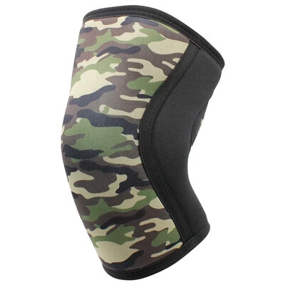 1 bucăți 7mm mâneci din neopren pentru genunchi pentru haltere, compresie, genunchi, sprijin pentru genuflexiuni, antrenament crossfit