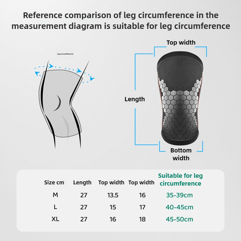 1 bucăți 7mm mâneci din neopren pentru genunchi pentru haltere, compresie, genunchi, sprijin pentru genuflexiuni, antrenament crossfit