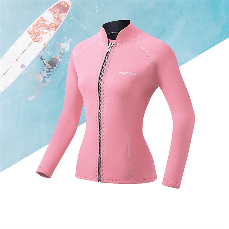 Costum de scufundări Split Surfing Cu mânecă lungă Protecție solară Costum de snorkeling pentru femei cu uscare rapidă Scufundare 3mm Îmbrăcăminte de înot pentru slăbire