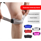 1/2 buc. Curea ajustabilă pentru rotulă pentru tendonul genunchiului, ameliorarea durerii în genunchi, stabilizator de rotulă, suport pentru alergare, ciclism, baschet