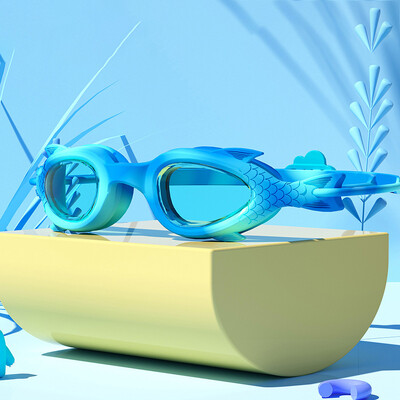 Profesionālas peldēšanas brilles bērniem HD ūdensnecaurlaidīgas pretmiglas peldēšanas brilles un silikona peldcepures peldēšanas piederumi