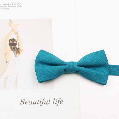 Класическа 27 едноцветна мъжка папийонка, моден смокинг за свободното време, синьо, розово, зелено, с папионка, сватбени аксесоари