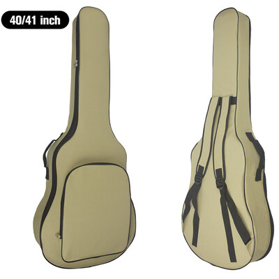 Husă pentru chitară clasică de 36/38 inch Geanta de 40/41 inci curea dublă pentru umăr Rucsac pentru chitară acustică Husă moale cu îngroșare din bumbac XA846M