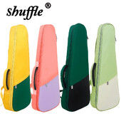 Geantă pentru chitară hawaiană pentru ukulele de 23/24/26/27 inci, geantă din bumbac, impermeabilă, din material Oxford, cu accesorii pentru ukulele din bumbac