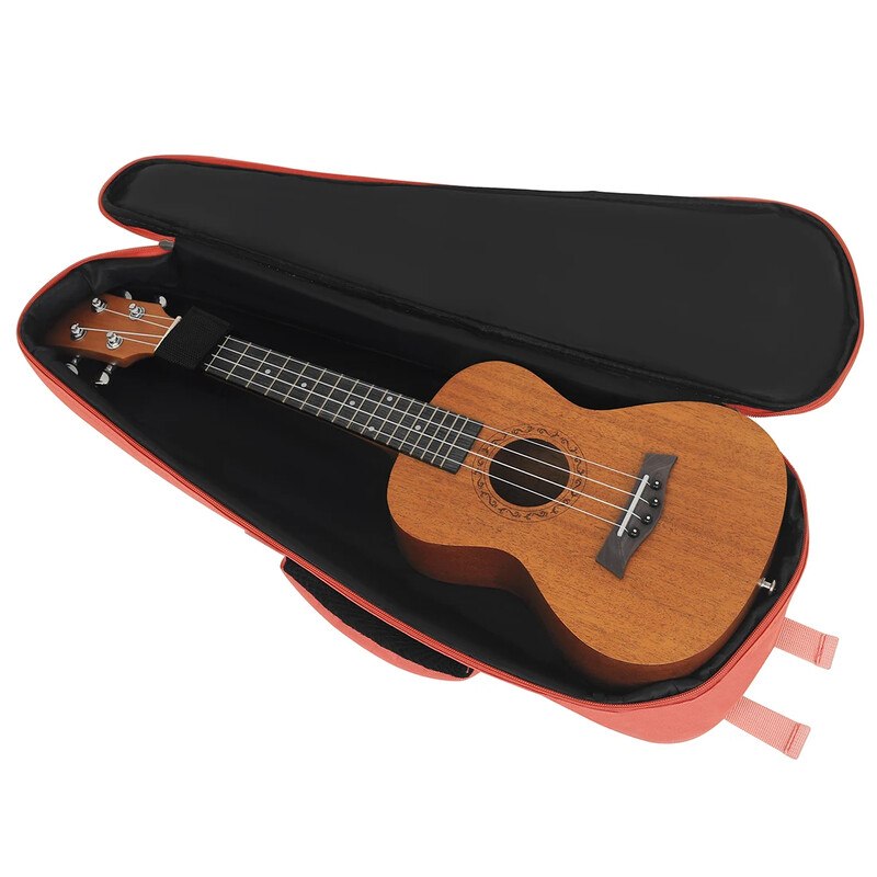 Geantă pentru chitară hawaiană pentru ukulele de 23/24/26/27 inci, geantă din bumbac, impermeabilă, din material Oxford, cu accesorii pentru ukulele din bumbac
