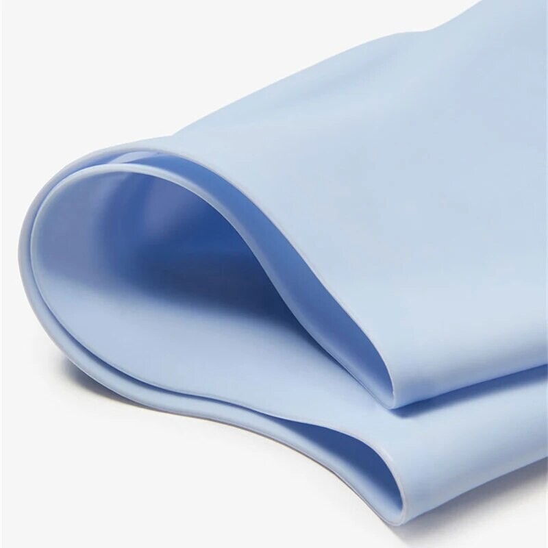 Căciulă de înot din silicon, impermeabilă, pentru bărbați, femei, adulți, copii, păr lung, șepci de piscină, echipament de scufundări, șepci elastice