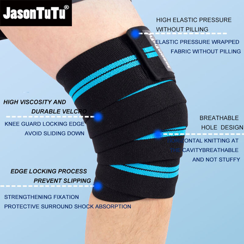 JASONTUTU 1PC ceļgala saišu kompresija artrīta ceļgalu spilventiņu meniskam un saitēm sporta zālē, skriešanai un basketbola sporta zālē