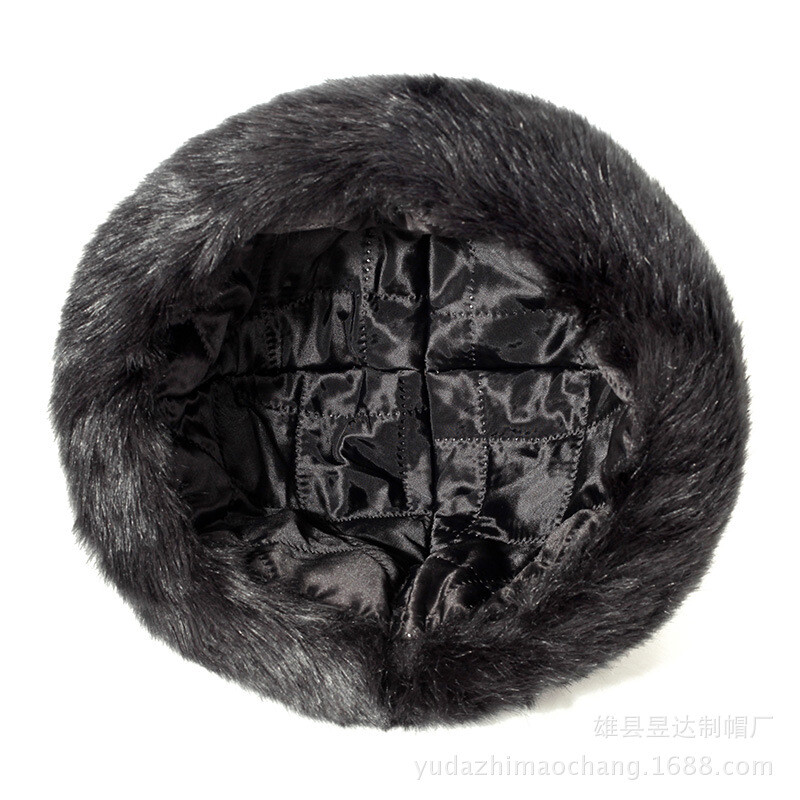 Nouă iarnă, de vârstă mijlocie și bătrâni, șapcă rece pentru bărbați, imitație de sable, pălărie pentru bătrân, șapcă caldă de călătorie în aer liber, șapci de iarnă fierbinte