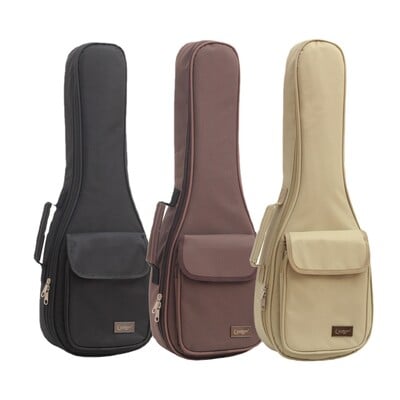 Thicken Soprano Concert Tenor Ukulele Bag Case Mugursoma Rokassoma 15MM 21 23 24 26 collu Ukelele Mini ģitāras aksesuāri Daļas Gig