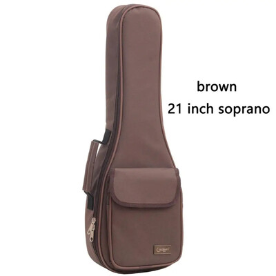 Thicken Soprano Concert Tenor Ukulele Bag Case Mugursoma Rokassoma 15MM 21 23 24 26 collu Ukelele Mini ģitāras aksesuāri Daļas Gig