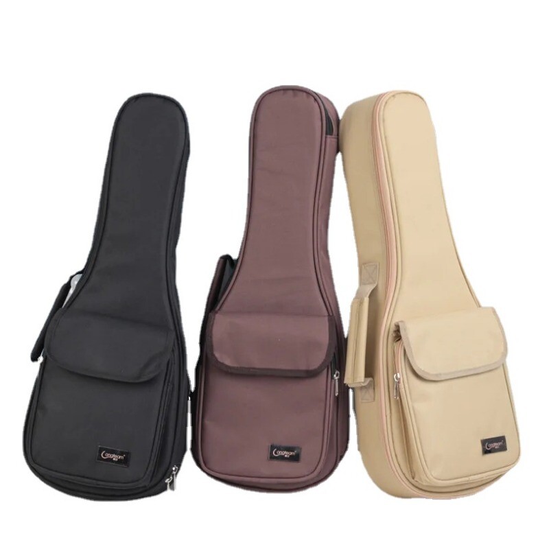 Thicken Soprano Concert Tenor Ukulele Bag Case Mugursoma Rokassoma 15MM 21 23 24 26 collu Ukelele Mini ģitāras aksesuāri Daļas Gig