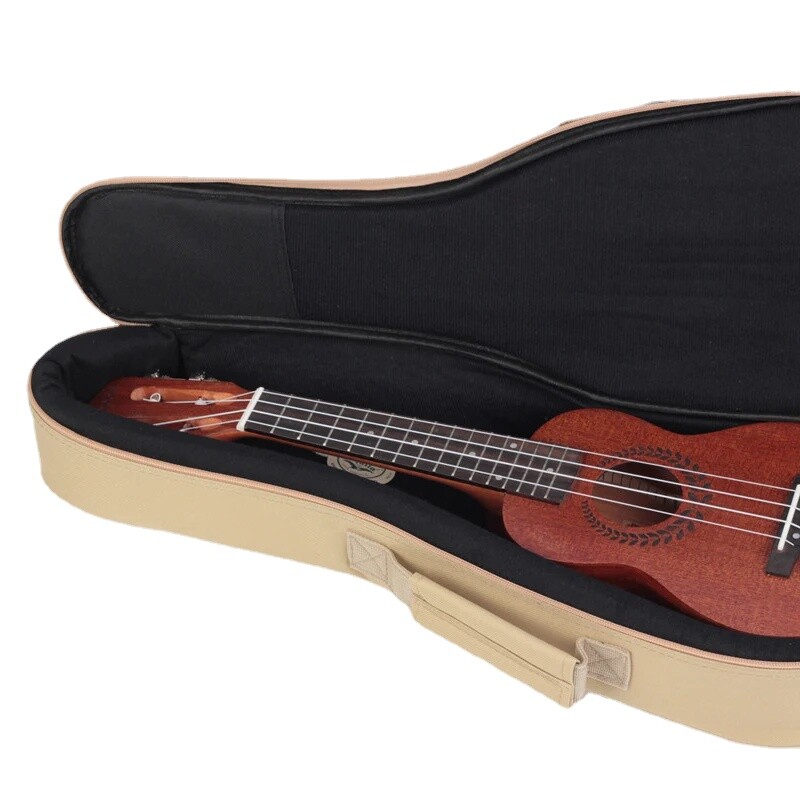 Thicken Soprano Concert Tenor Ukulele Bag Case Mugursoma Rokassoma 15MM 21 23 24 26 collu Ukelele Mini ģitāras aksesuāri Daļas Gig