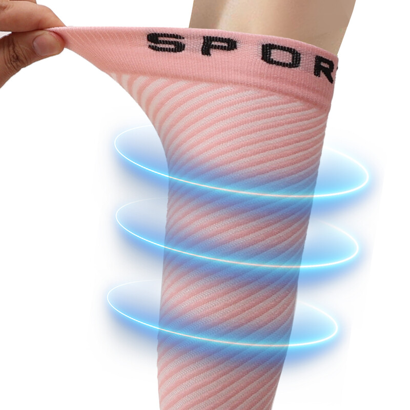 Jambiere de presiune Șosete alergare profesională Fitness Șosete elastice de compresie pentru picioare Șosete pentru genunchi varicoși Genunchiere sport Instrumente