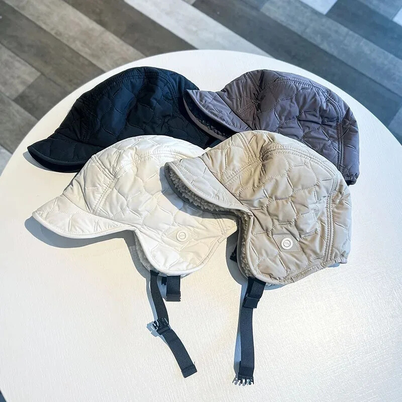 Iarna Bărbați Femei Trapper Aviator Trooper Earflap Căldură Impermeabilă Ski Down Pălărie Bomber Cap Protectoare Urechi Pălării Reversibile Purtabilă