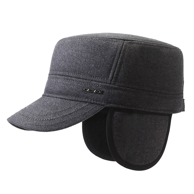 NORTHWOOD Păstrează la căldură Pălării militare de iarnă, șapci de baseball pentru bărbați, în aer liber, cu vârf plat, Snapback, pălărie reglabilă pentru tată pentru bărbați