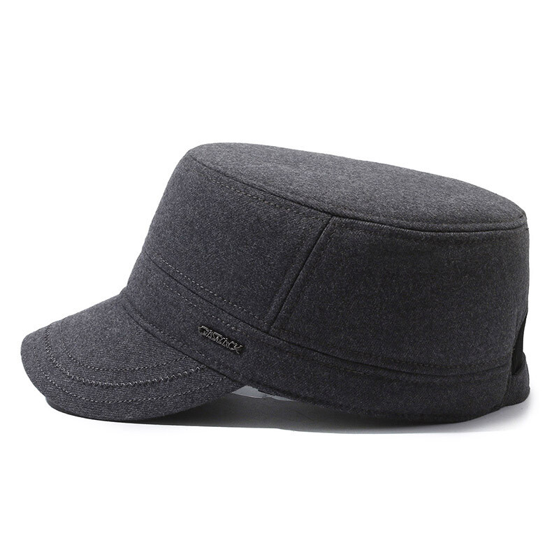 NORTHWOOD Păstrează la căldură Pălării militare de iarnă, șapci de baseball pentru bărbați, în aer liber, cu vârf plat, Snapback, pălărie reglabilă pentru tată pentru bărbați