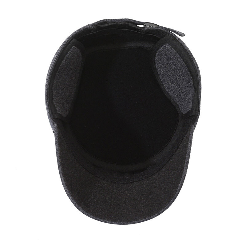 NORTHWOOD Păstrează la căldură Pălării militare de iarnă, șapci de baseball pentru bărbați, în aer liber, cu vârf plat, Snapback, pălărie reglabilă pentru tată pentru bărbați