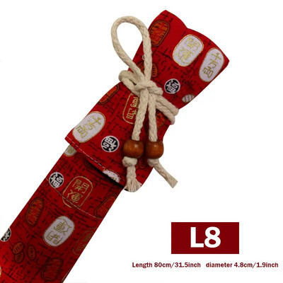 Pārnēsājams putekļu necaurlaidīgs flautas glabāšanas maisiņš DE Tune Bamboo Flute Bag 60/80 cm Integrēts uzglabāšanas aizsargapvalks Flute Putekļu necaurlaidīgs maisiņš