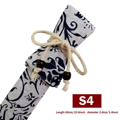 Pārnēsājams putekļu necaurlaidīgs flautas glabāšanas maisiņš DE Tune Bamboo Flute Bag 60/80 cm Integrēts uzglabāšanas aizsargapvalks Flute Putekļu necaurlaidīgs maisiņš